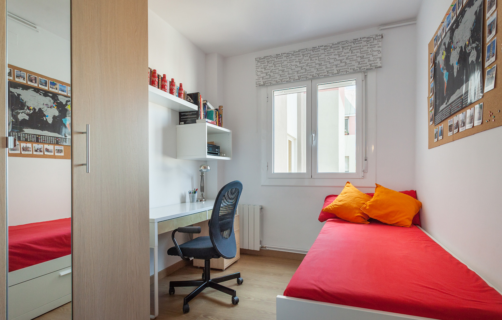 Beispiel eines Zimmers in der Gastfamilie