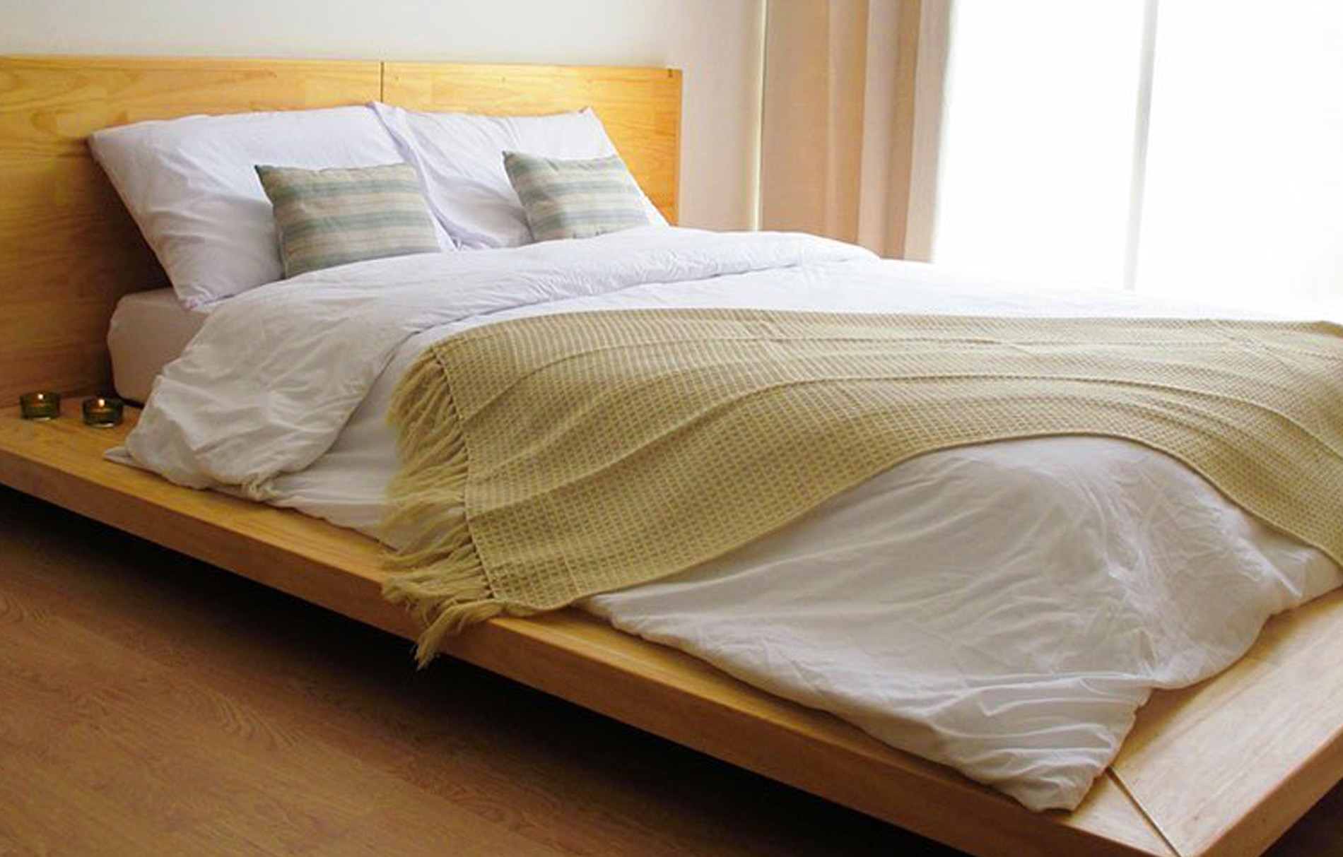 So könnte dein Bett bei deiner Gastfamilie aussehen...